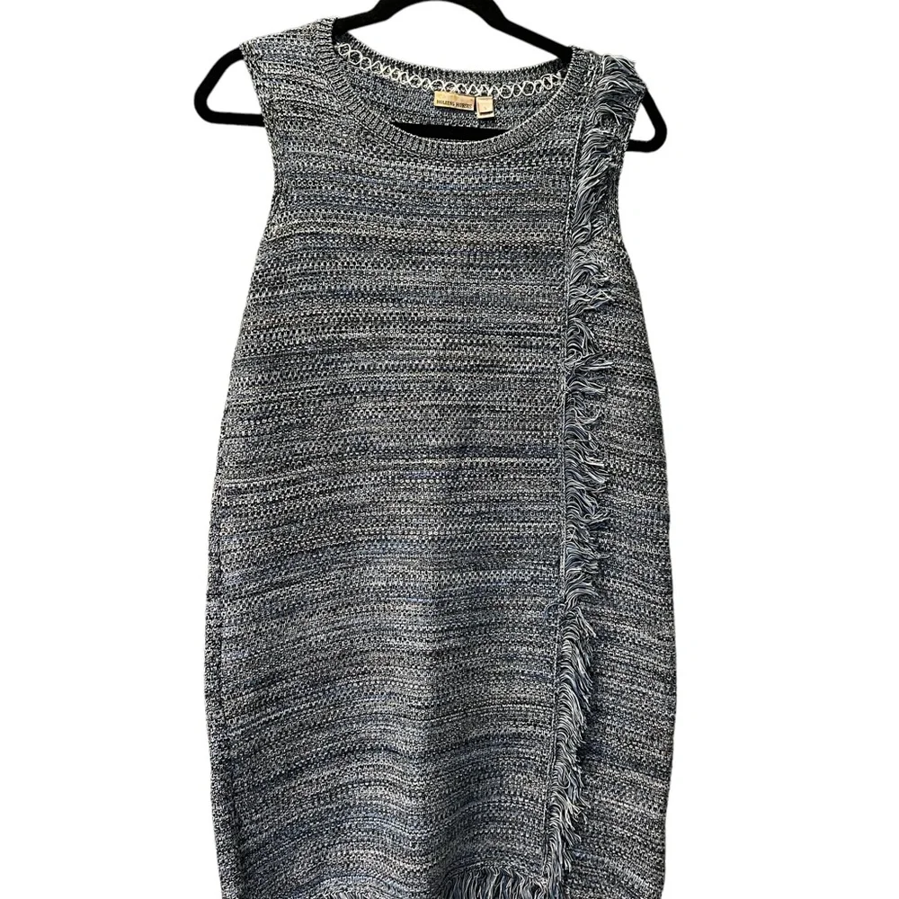 Anthropologie NWT Holding Horses Fringe Sweatwr Dress Small